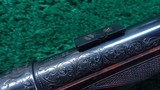 *Sale Pending* - VERY NICELY DONE CUSTOM ENGRAVED WINCHESTER MODEL 1885 LOW WALL RIFLE CHAMBERED IN 22 WCF - 15 of 25
