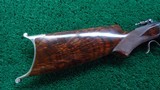 *Sale Pending* - VERY NICELY DONE CUSTOM ENGRAVED WINCHESTER MODEL 1885 LOW WALL RIFLE CHAMBERED IN 22 WCF - 23 of 25