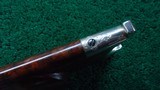 *Sale Pending* - VERY NICELY DONE CUSTOM ENGRAVED WINCHESTER MODEL 1885 LOW WALL RIFLE CHAMBERED IN 22 WCF - 20 of 25