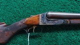 INTERESTING RECONDITIONED ITHACA GRADE 4E SIDE BY SIDE SHOTGUN WITH 2 SETS OF BARRELS - 1 of 24