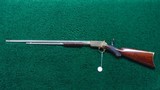 RARE ANTIQUE NICKEL AND GOLD PLATED EXHIBITION WINCHESTER DELUXE MODEL 1890 RIFLE - 24 of 25