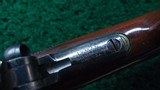 RARE ANTIQUE NICKEL AND GOLD PLATED EXHIBITION WINCHESTER DELUXE MODEL 1890 RIFLE - 11 of 25