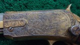 RARE ANTIQUE NICKEL AND GOLD PLATED EXHIBITION WINCHESTER DELUXE MODEL 1890 RIFLE - 8 of 25