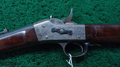 REMINGTON No.1 SHORT RANGE ROLLING BLOCK RIFLE IN CALIBER 38 RF - Image 2 of 22