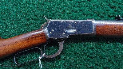 ANTIQUE SERIAL NUMBER WINCHESTER MODEL 1892 RIFLE CHAMBERED IN 44 WCF
