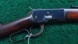 WINCHESTER MODEL 1892 SADDLE RING CARBINE CHAMBERED IN 44 WCF - 1 of 23