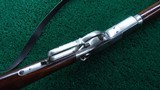 WINCHESTER FIRST MODEL 1873 SADDLE RING CARBINE WITH FULL NICKEL
FINISH - 3 of 22