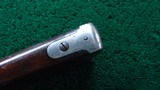 WINCHESTER FIRST MODEL 1873 SADDLE RING CARBINE WITH FULL NICKEL
FINISH - 17 of 22