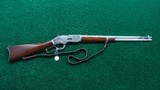 WINCHESTER FIRST MODEL 1873 SADDLE RING CARBINE WITH FULL NICKEL
FINISH - 22 of 22