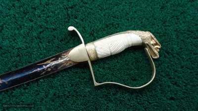 ARTILLERY OFFICER'S PRESENTATION SABER W/O SCABBARD - Image 2 of 15