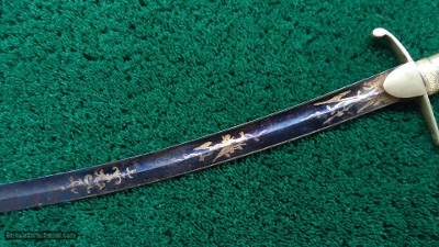 ARTILLERY OFFICER'S PRESENTATION SABER W/O SCABBARD - Image 7 of 15