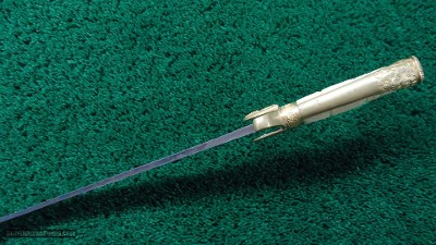 ARTILLERY OFFICER'S PRESENTATION SABER W/O SCABBARD - Image 9 of 15