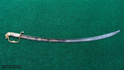 EAGLE HEAD MOUNTED ARTILLERY OFFICER'S SABER W/O SCABBARD - Image 3 of 14