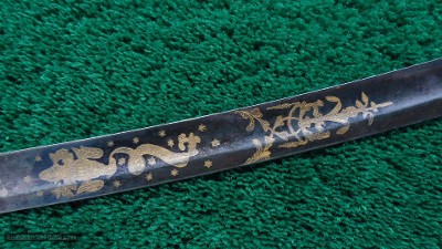 EAGLE HEAD MOUNTED ARTILLERY OFFICER'S SABER W/O SCABBARD - Image 8 of 14