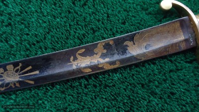 EAGLE HEAD MOUNTED ARTILLERY OFFICER'S SABER W/O SCABBARD - Image 9 of 14