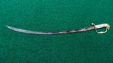 EAGLE HEAD MOUNTED ARTILLERY OFFICER'S SABER W/O SCABBARD - 2 of 14