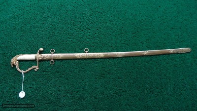 EAGLEHEAD NEW YORK MILITIA OFFICER'S SWORD - Image 5 of 15