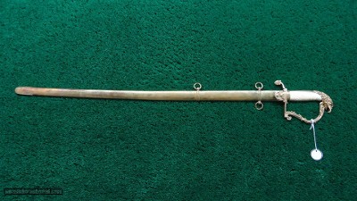 EAGLEHEAD NEW YORK MILITIA OFFICER'S SWORD - Image 6 of 15