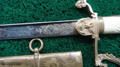 EAGLEHEAD NEW YORK MILITIA OFFICER'S SWORD - Image 2 of 15