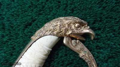 EAGLEHEAD NEW YORK MILITIA OFFICER'S SWORD - Image 9 of 15