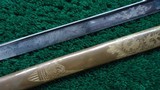 EAGLEHEAD NEW YORK MILITIA OFFICER'S SWORD - 11 of 15