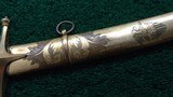 FINE EAGLEHEAD MOUNTED ARTILLERY OFFICER'S SWORD - 7 of 20