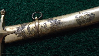 *Sale Pending* - FINE EAGLE HEAD MOUNTED INFANTRY OFFICER'S SWORD - Image 7 of 20