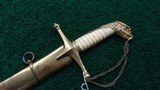 FINE EAGLEHEAD MOUNTED ARTILLERY OFFICER'S SWORD - 6 of 20