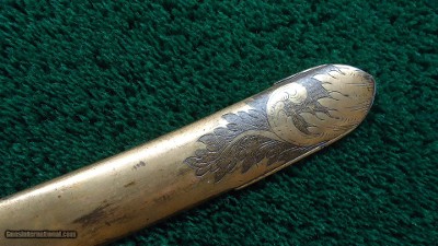 *Sale Pending* - FINE EAGLE HEAD MOUNTED INFANTRY OFFICER'S SWORD - Image 9 of 20