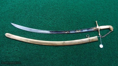 *Sale Pending* - FINE EAGLE HEAD MOUNTED INFANTRY OFFICER'S SWORD - Image 4 of 20