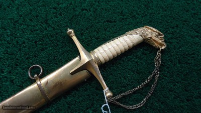 *Sale Pending* - FINE EAGLE HEAD MOUNTED INFANTRY OFFICER'S SWORD - Image 2 of 20