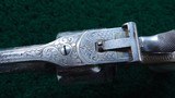 FANTASTIC SMITH & WESSON NIMSCHKE ENGRAVED CASED 2ND MODEL PRESENTATION PISTOL WITH PEARL GRIPS AND RARE SHOULDER STOCK - 17 of 25