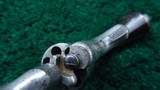 SCARCE EARLY MODEL OLD LINE COLT OPEN TOP REVOLVER WITH RARE EJECTOR AND HIGH SPUR HAMMER IN 22 RF - 9 of 14