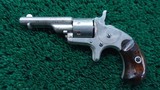 SCARCE EARLY MODEL OLD LINE COLT OPEN TOP REVOLVER WITH RARE EJECTOR AND HIGH SPUR HAMMER IN 22 RF - 2 of 14