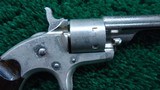 SCARCE EARLY MODEL OLD LINE COLT OPEN TOP REVOLVER WITH RARE EJECTOR AND HIGH SPUR HAMMER IN 22 RF - 6 of 14