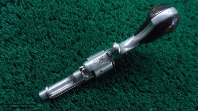 SCARCE EARLY MODEL OLD LINE COLT OPEN TOP REVOLVER WITH RARE EJECTOR AND HIGH SPUR HAMMER IN 22 RF - Image 4 of 14