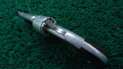 SCARCE EARLY MODEL OLD LINE COLT OPEN TOP REVOLVER WITH RARE EJECTOR AND HIGH SPUR HAMMER IN 22 RF - Image 5 of 14