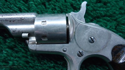 SCARCE EARLY MODEL OLD LINE COLT OPEN TOP REVOLVER WITH RARE EJECTOR AND HIGH SPUR HAMMER IN 22 RF - Image 8 of 14