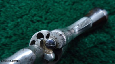 SCARCE EARLY MODEL OLD LINE COLT OPEN TOP REVOLVER WITH RARE EJECTOR AND HIGH SPUR HAMMER IN 22 RF - Image 9 of 14