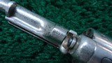 SCARCE EARLY MODEL OLD LINE COLT OPEN TOP REVOLVER WITH RARE EJECTOR AND HIGH SPUR HAMMER IN 22 RF - 13 of 14