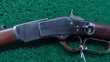 BELGIAN MADE PERIOD COPY OF A WINCHESTER FIRST MODEL 1873 SADDLE RING CARBINE - 2 of 23