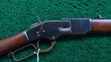 BELGIAN MADE PERIOD COPY OF A WINCHESTER FIRST MODEL 1873 SADDLE RING CARBINE