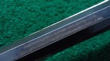 WINCHESTER DELUXE MODEL 1876 RIFLE IN 45-60 CALIBER - 10 of 25
