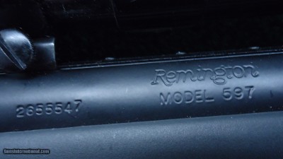REMINGTON MODEL 597 22LR RIFLE WITH SCOPE - Image 6 of 20