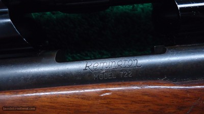REMINGTON MODEL 722 BOLT ACTION RIFLE - Image 13 of 22