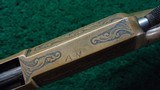 FACTORY ENGRAVED HENRY RIFLE - 12 of 23