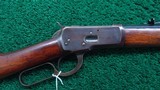 WINCHESTER MODEL 1892 RIFLE CHAMBERED IN 25-20 - 1 of 22