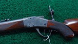 RARE SHARPS BORCHARDT MODEL 1878 SHORT RANGE SPORTING RIFLE CHAMBERED IN 40-50 SHARPS - 2 of 24