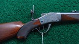 RARE SHARPS BORCHARDT MODEL 1878 SHORT RANGE SPORTING RIFLE CHAMBERED IN 40-50 SHARPS - 1 of 24