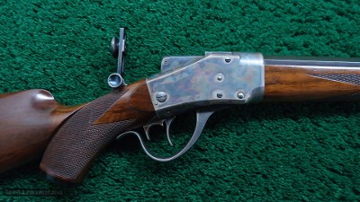 CUSTOM SHARPS BORCHARDT MODEL 1878 SPORTING AND TARGET RIFLE CHAMBERED IN 32-40